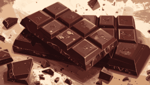 A block of eight squares of dark chocolate - is dark chocolate good for you?